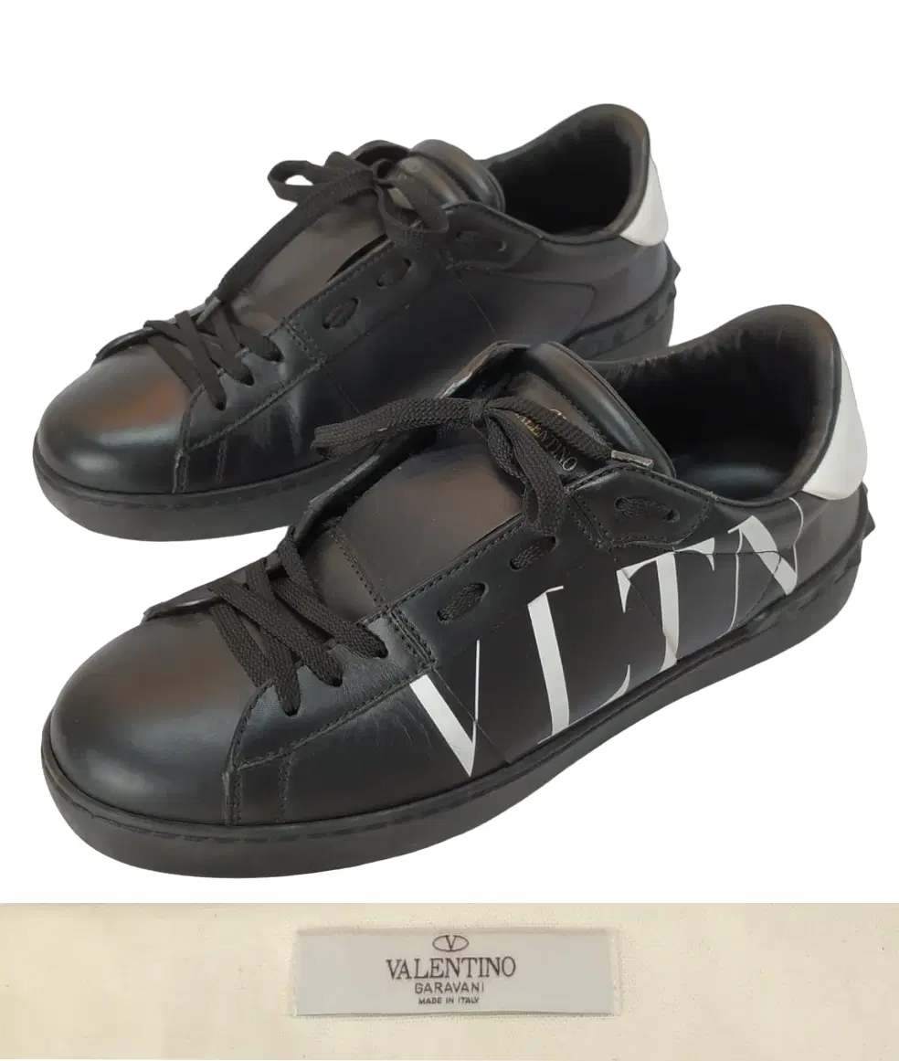 Size 41 - Valentino Garavani Open VLTN Logo Print Sneaker