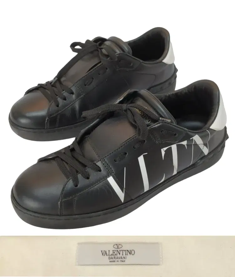 Size 41 - Valentino Garavani Open VLTN Logo Print Sneaker-Hover-Image