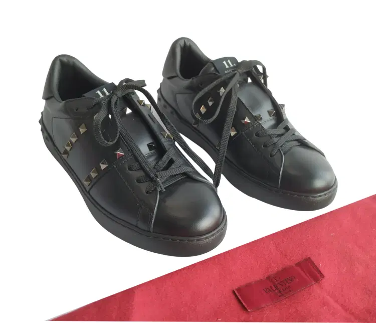 Size 41 - Valentino Garavani Rockstud Black Accents Sneakers-Hover-Image