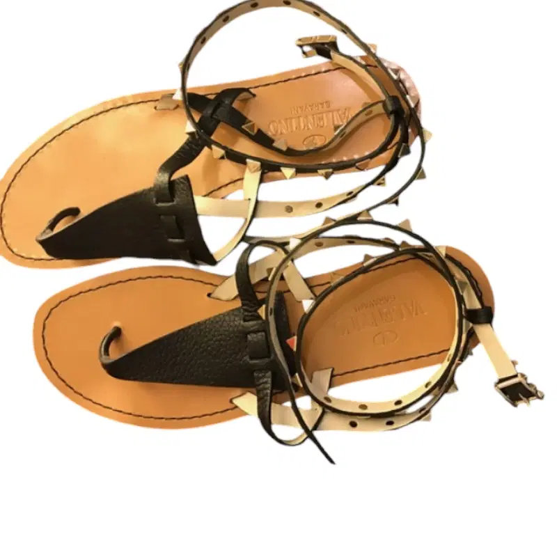 Valentino Rockstud Double Strap Thong