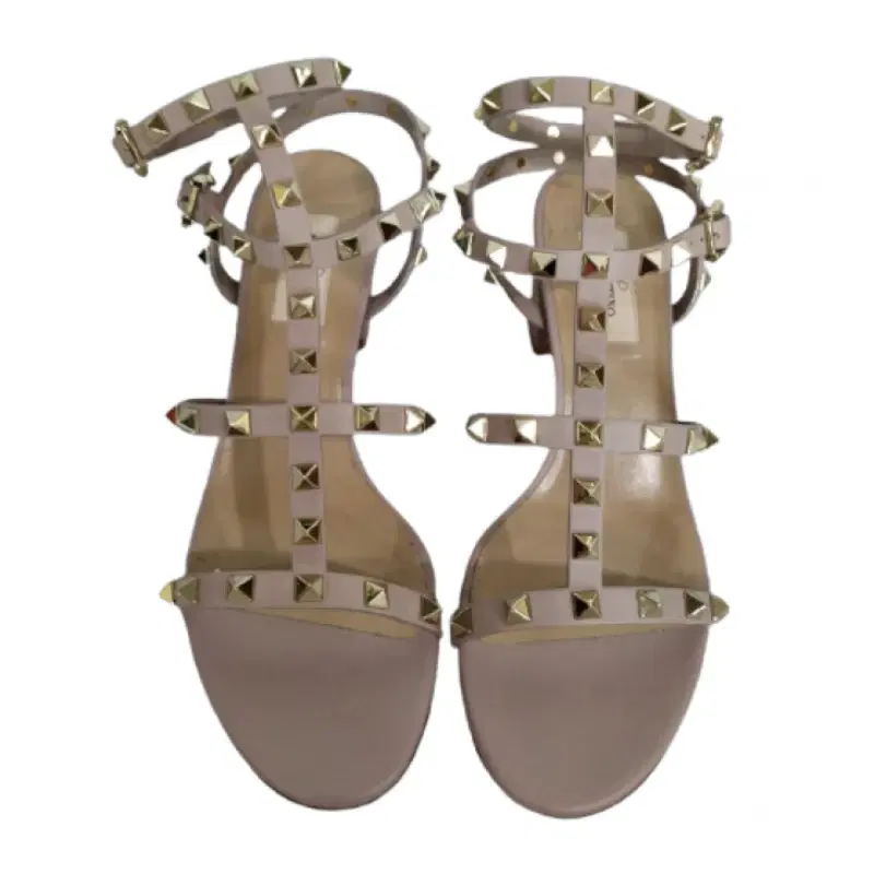 Valentino Rockstud Aankle Strap Sandals