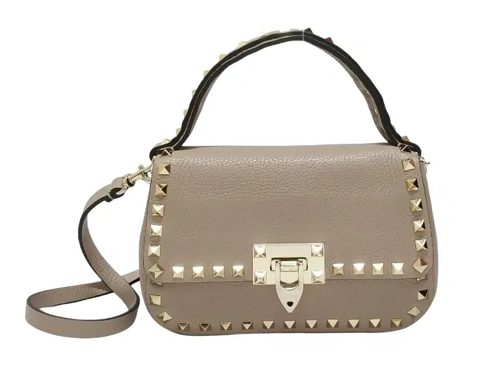 Valentino Garavani Small Rockstud Top Handle Bag