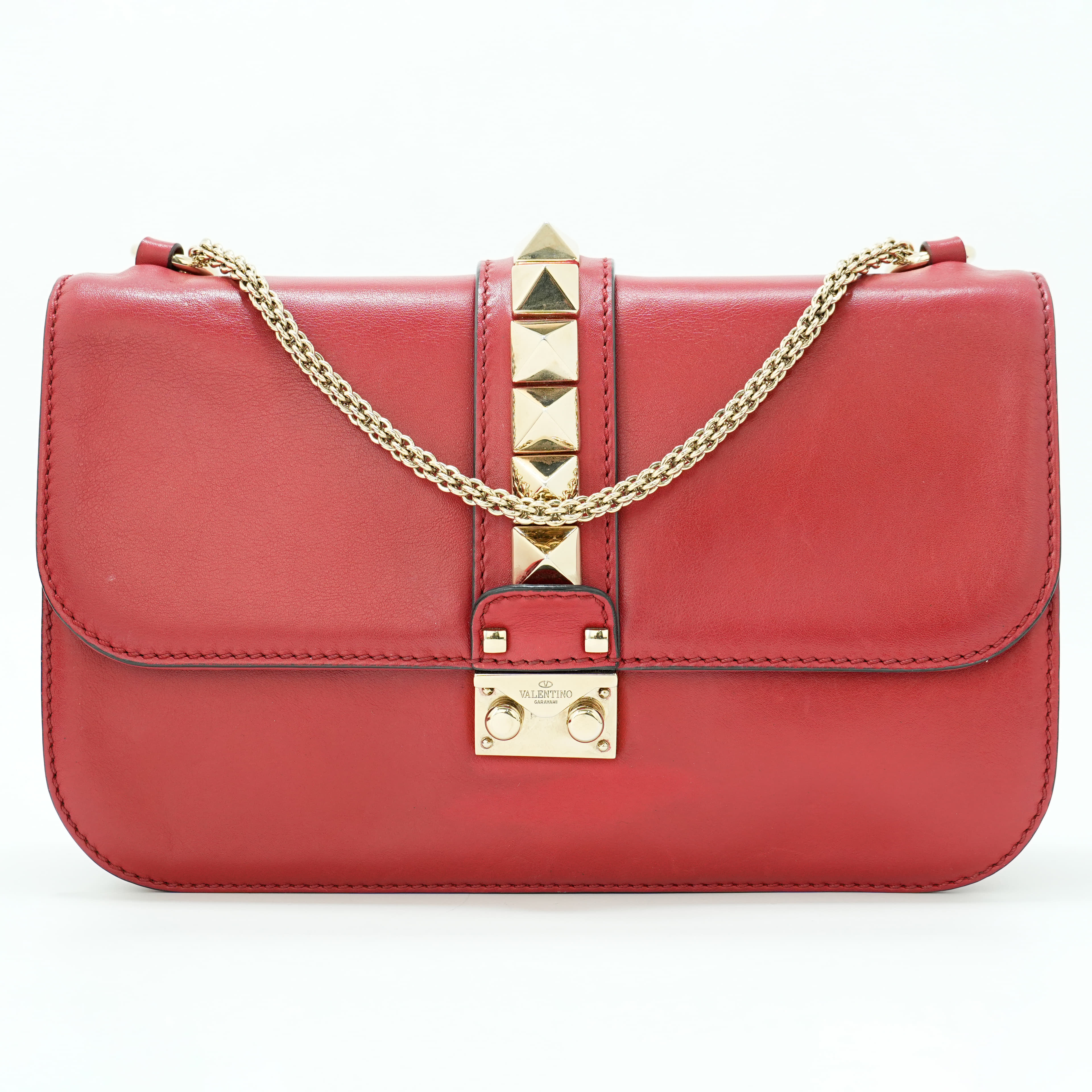 Valentino Garavani rockstud glam lock bag