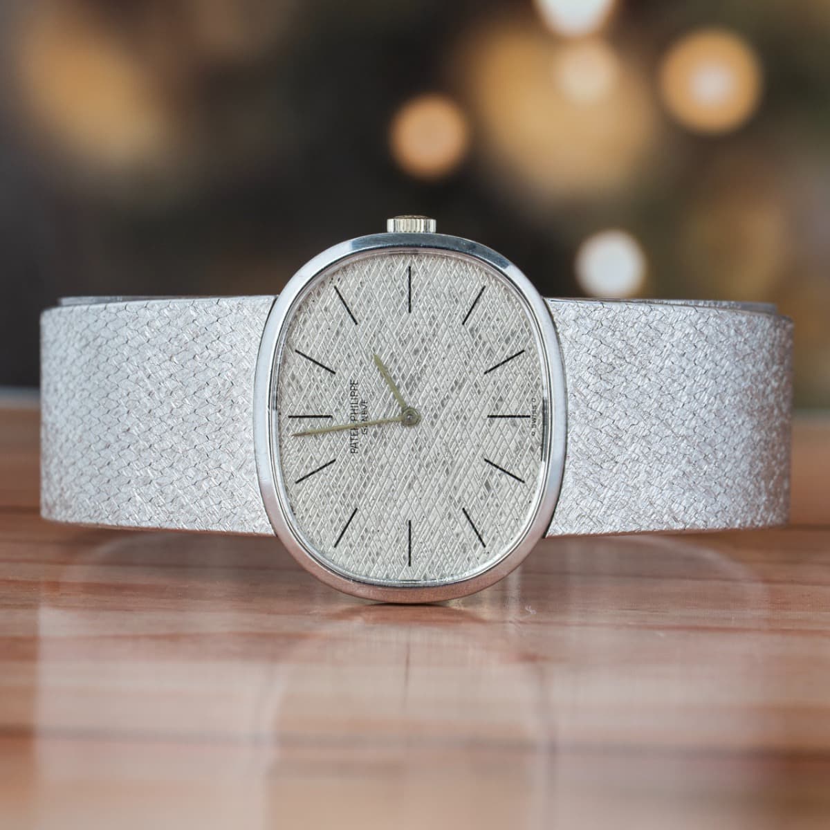 Patek Philippe Golden Ellipse 27 MM White Gold Manual Winding Watch