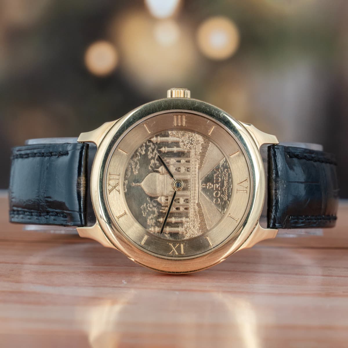 Corum 50th Anniversary Of India's Independence 37 MM Yellow Gold Automatic Watch