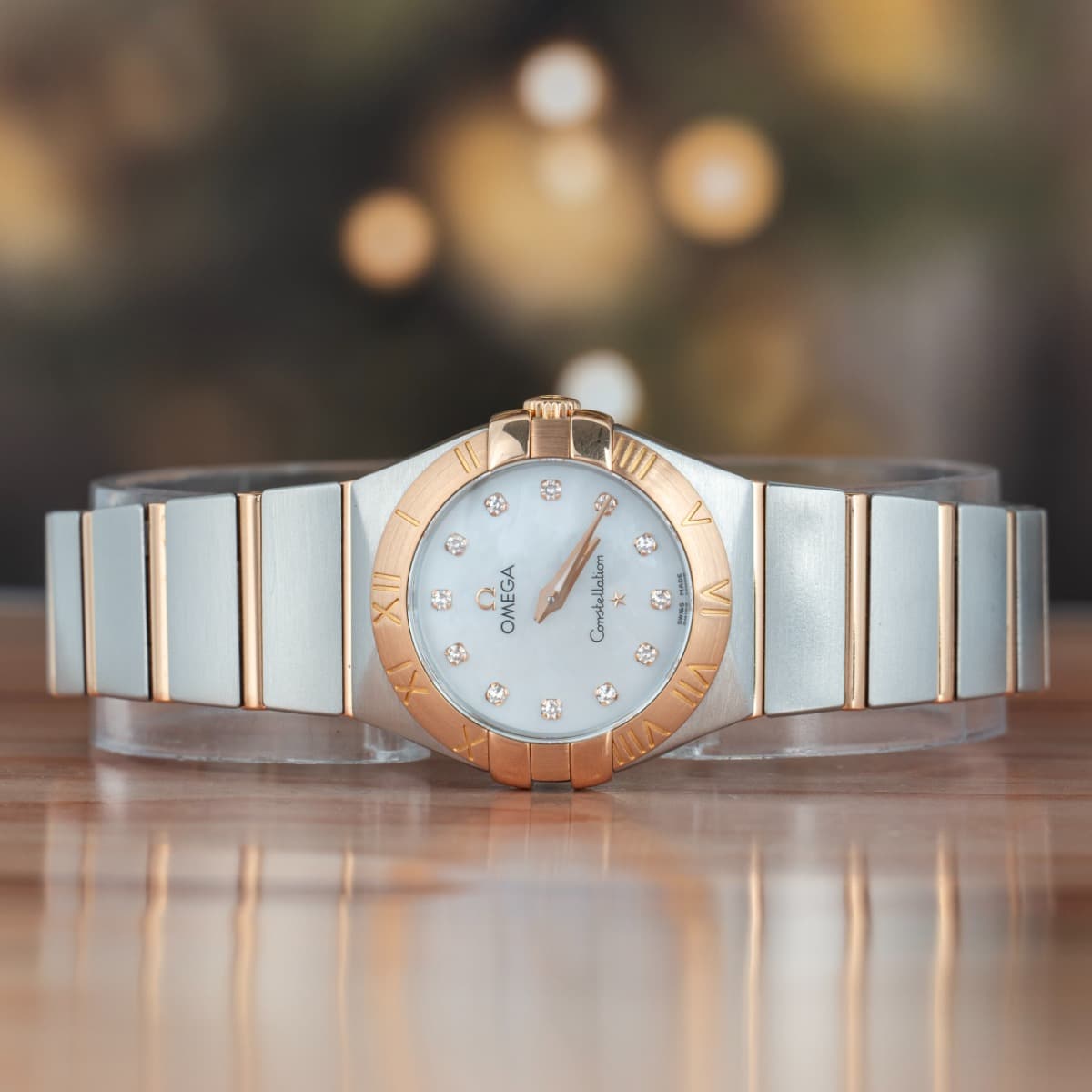 Omega Constellation 27 MM Gold and Steel Quartz Watch