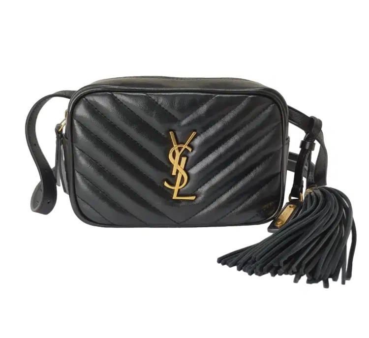 Saint Laurent Lou Black Quilted Leather Belt Bag-Hover-Image
