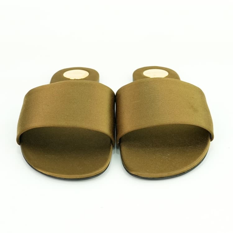 Size 36 - Saint Laurent Carlyle Satin Flats-Hover-Image