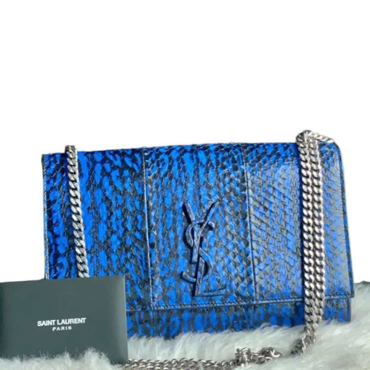 YSL Kate Blue Medium Shoulder Bag-Hover-Image