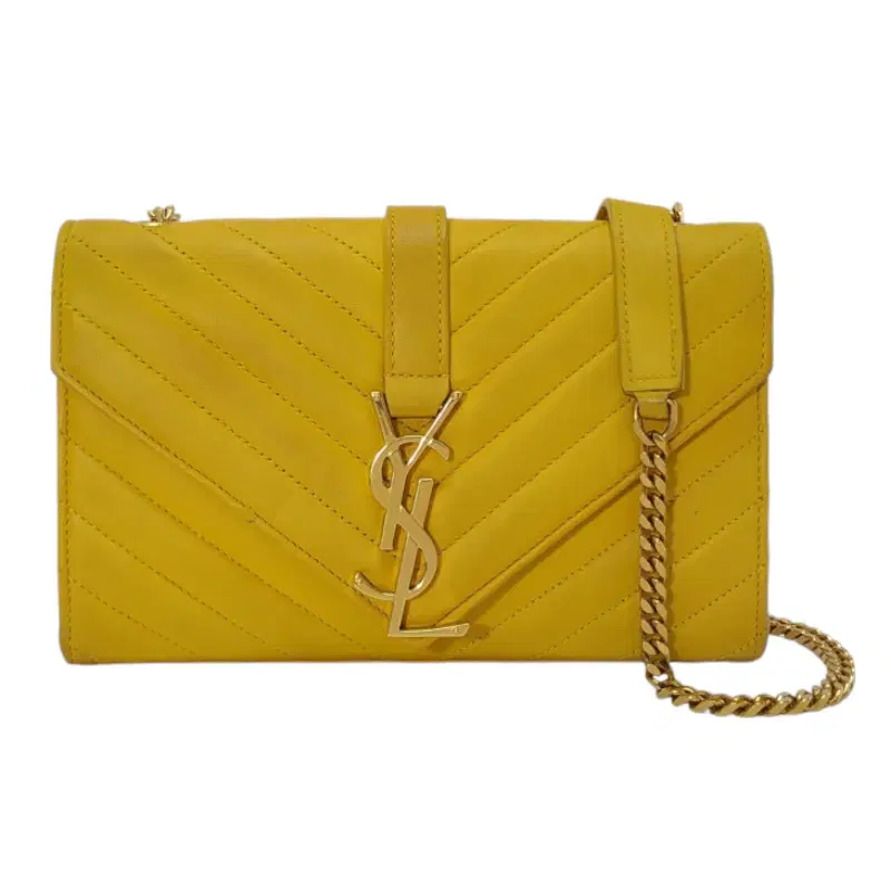 Saint Laurent Matelasse Leather Envelope Chain Shoulder Bag