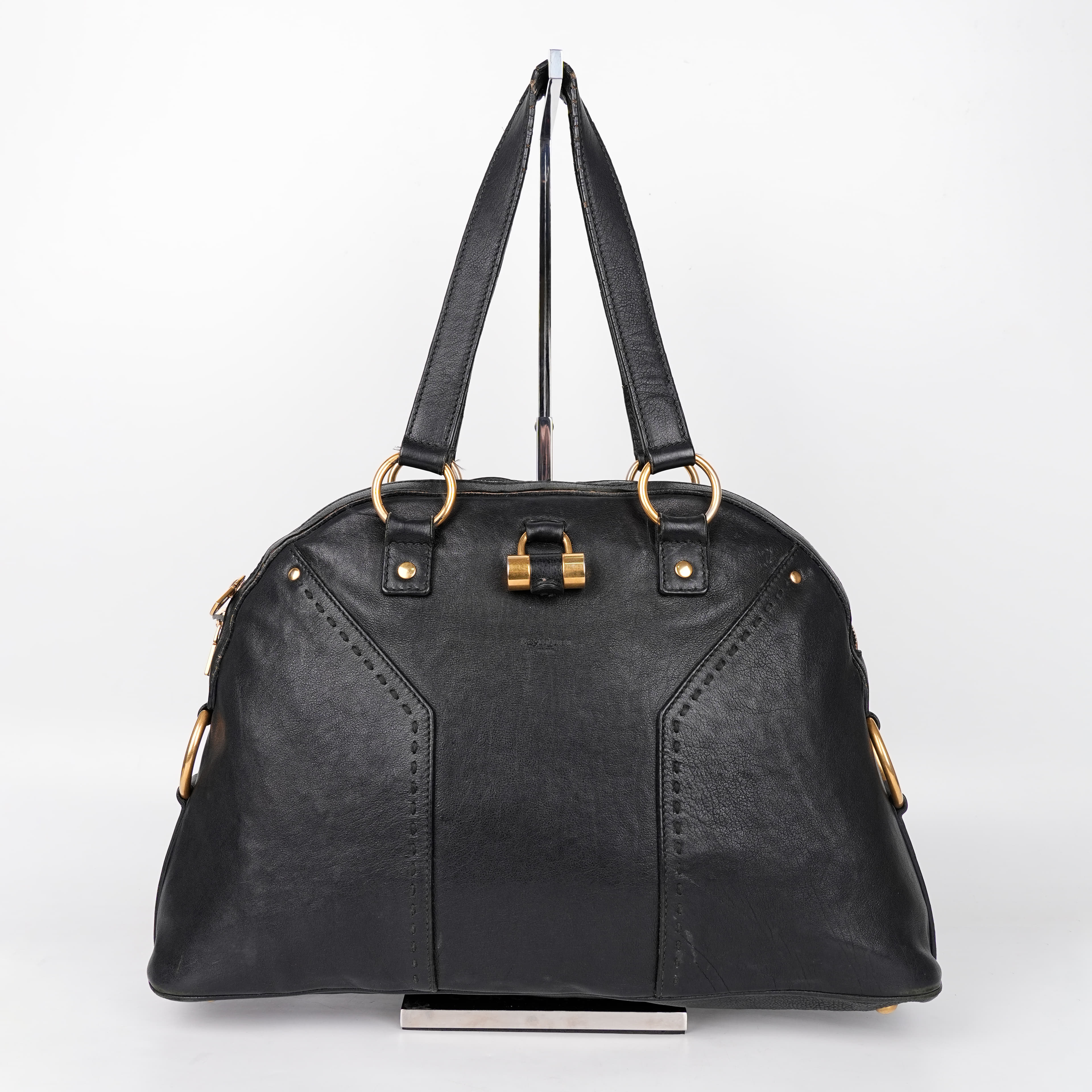 Saint Laurent Leather Muse Handbag