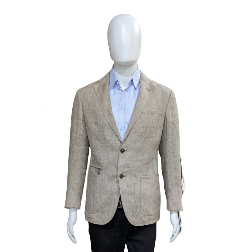 Zegna Beige 203920 Linen Blazer