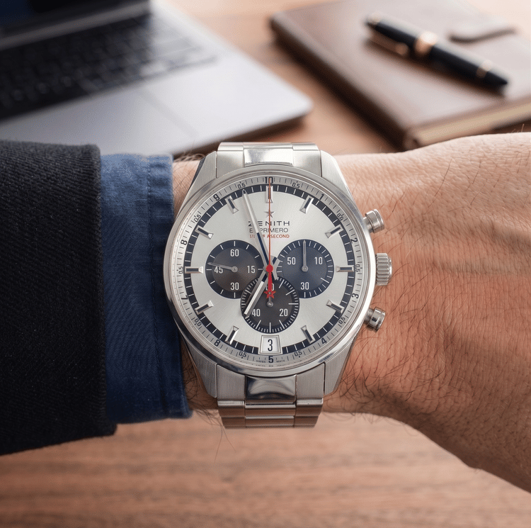 Zenith El-primero Jean Louis Etienne Limited Edition Stainless Steel Automatic Watch-Hover-Image