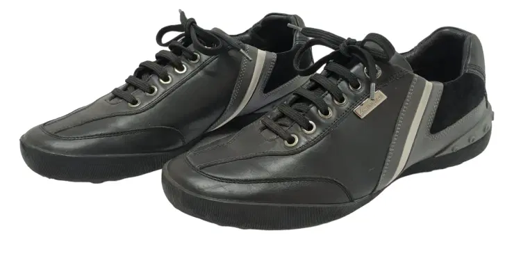 Zegna Sport Colorblock Pattern Sneakers-Hover-Image